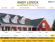 Tablet Screenshot of andylovick.com